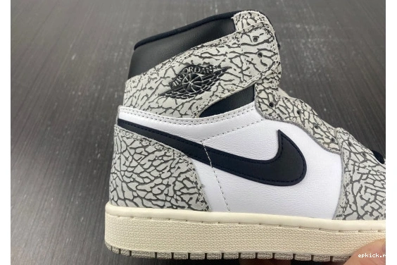 Rep EP Retro Jordan 1 White High DZ5485-052 DZ5485-052 Cement OG 0502